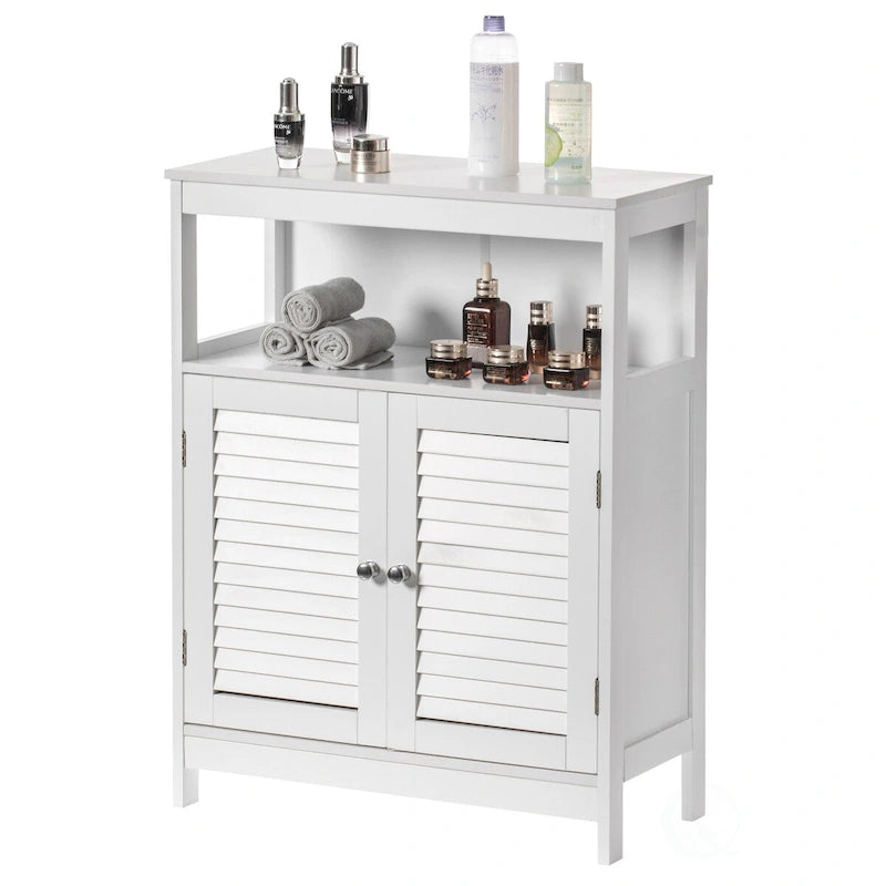Mobile bagno con lavabo moderno bianco in legno