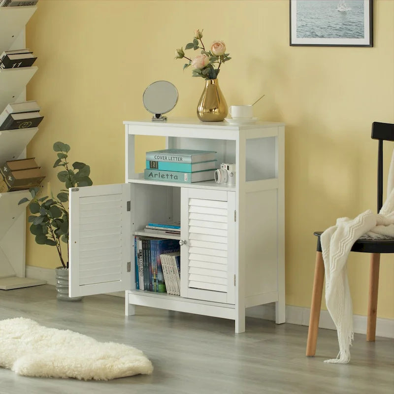 Mobile bagno con lavabo moderno bianco in legno