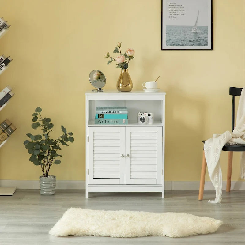 Mobile bagno con lavabo moderno bianco in legno