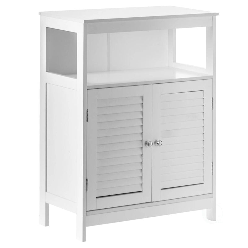 Mobile bagno con lavabo moderno bianco in legno